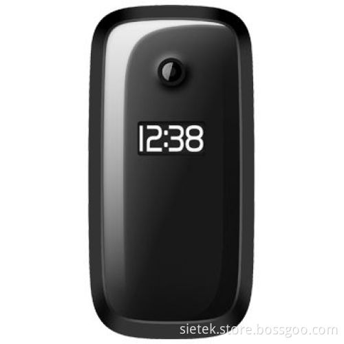 GPS clamshell phone with SOS emergency button, FM radio, MP3/MP4 players/large keypad for easy using
